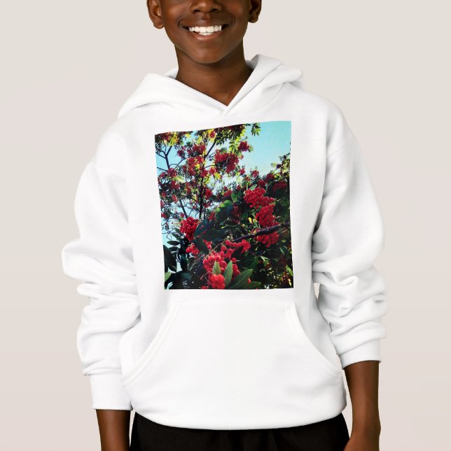 Rote Beeren Hoodie (Vorderseite)
