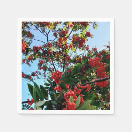 Rote Beeren Serviette