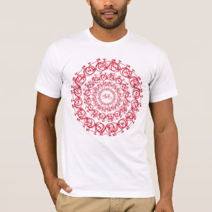 Rote Bikes Mandala T-Shirt