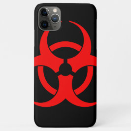 Rote Biogefährdung Symbol Phone Case