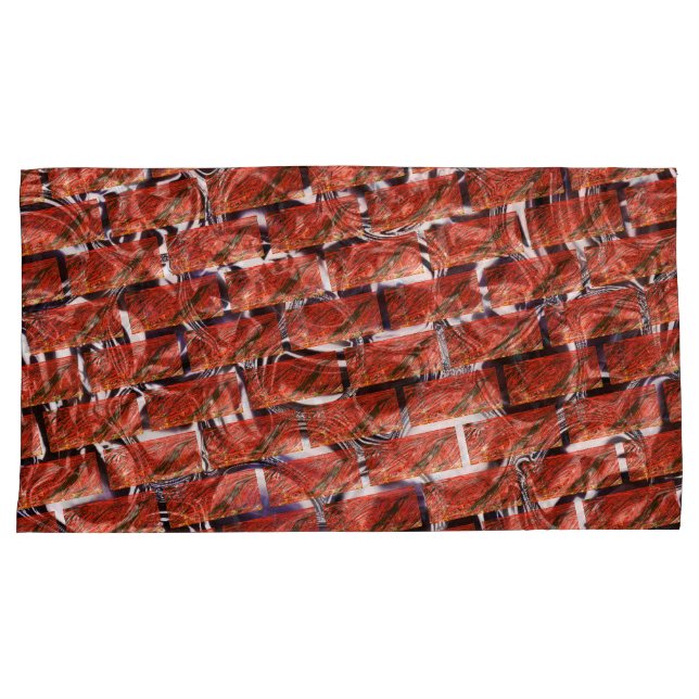 Rote Blasen beim Gittern oder beim Backeneffekt? M Kissenbezug (Vorderseite-Rechts)