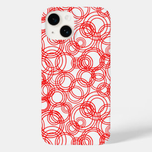Rote Blasen Case-Mate iPhone 14 Hülle