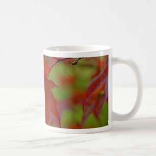 Rote Blätter Kaffeetasse