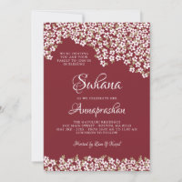Rote Blume Annaprashan