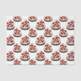 Rote Blume (Design 36 Red Series) Seidenpapier