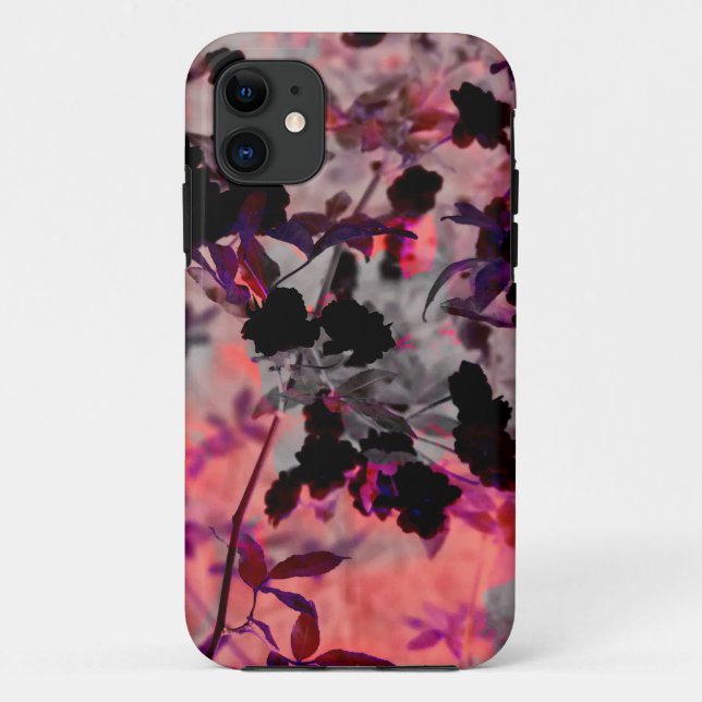 Rote Blume Design Grafikart Case-Mate iPhone Hülle (Rückseite)