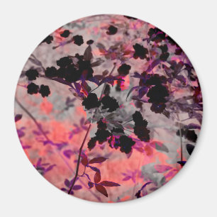 Rote Blume Design Grafikart Magnet