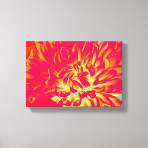 Rote Blume Leinwanddruck