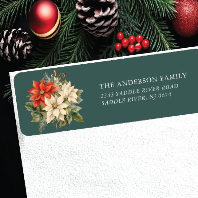 Rote Blume Poinsettia Rücksendeadresse (Von Creator hochgeladen)