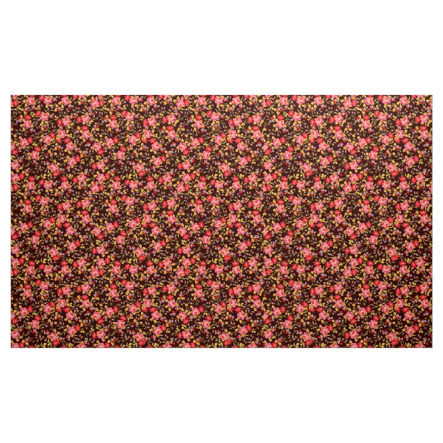 Rote Blume Stoff (Yard (91,4 cm))