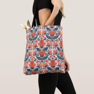 Rote Blume Tasche