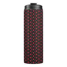 Rote Blume Thermosbecher