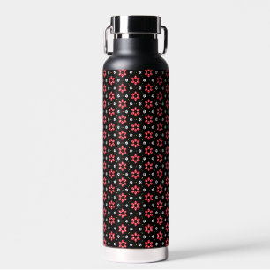 Rote Blume Trinkflasche