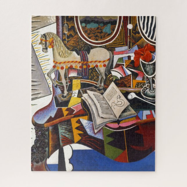 Rote Blume von Joan Miro (Vertikal)