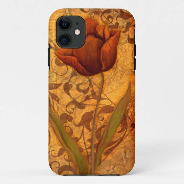 Rote Blumen II Case-Mate iPhone Hülle (Rückseite)