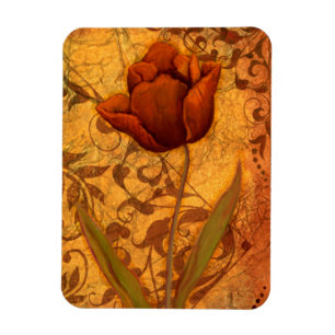 Rote Blumen II Magnet