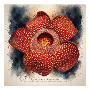 Rote Blumenleinwand-Wandkunst Moderner floraler Fotodruck