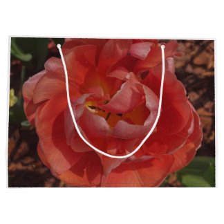 rote Blüte Große Geschenktüte