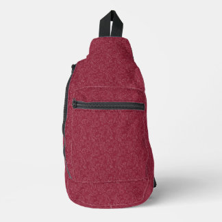 Rote Blüten Schultertasche Crossbody Bag
