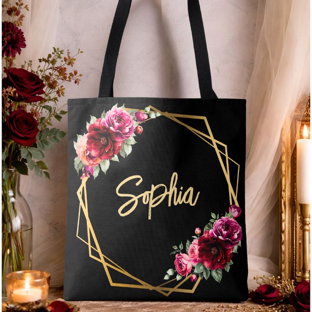 Rote Blütenhochzeit Tasche (Von Creator hochgeladen)