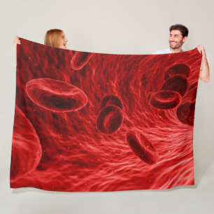 ROTE BLUTKÖRPERCHEN FLEECEDECKE