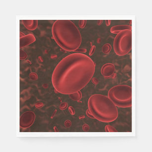 Rote Blutkörperchen Serviette