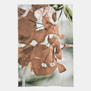 Rote Bougainvillea Küchentuch
