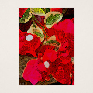 Rote Bouganvillea Blumenillustrations-Fotokunst