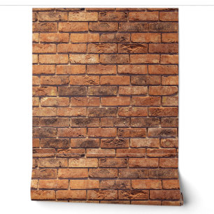 ROTE BRICKS-PEEL UND STICK-WALLPAPIER TAPETE