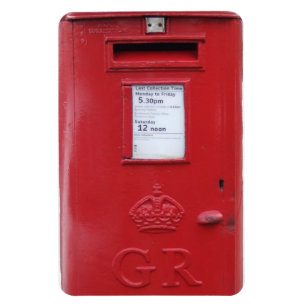 Rote britische Postbox Magnet