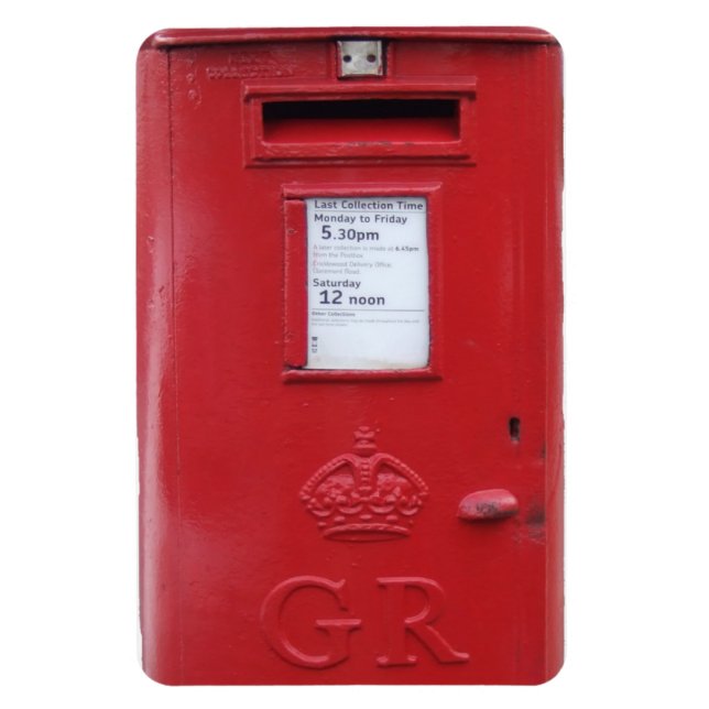 Rote britische Postbox Magnet (Vertikal)