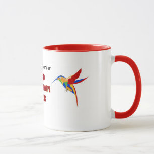Rote Brunnen-Verein-Tasse Tasse