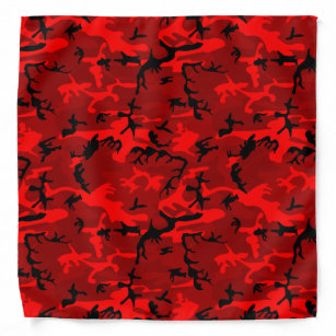 Rote Camouflage Halstuch