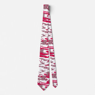 Rote Camouflage Krawatte