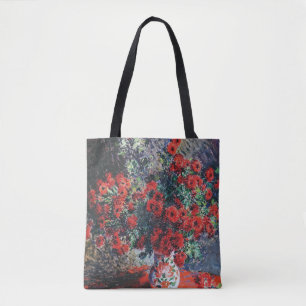 Rote Chrysantheme, Monet Tasche