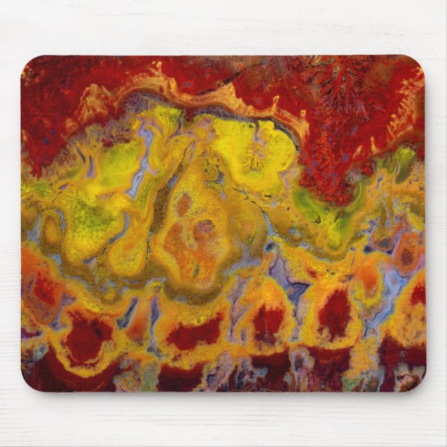 Rote Crayola Jasper Mousepad (Vorne)