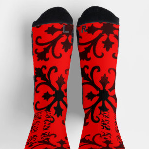 Rote Crew Socken