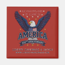 Rote Custom Promo America 250. Jubiläum Eagle