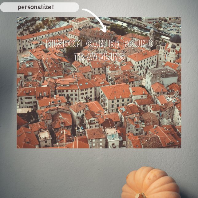 Rote Dächer von Kotor (Montenegro) Poster (Von Creator hochgeladen)