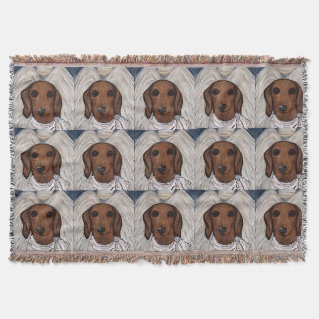 Rote Dackel Decke (Vorderseite)