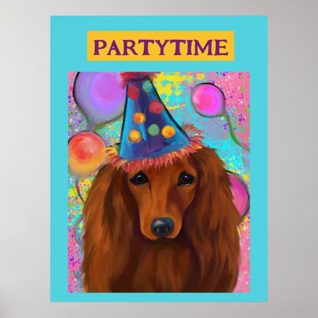 ROTE DACKEL POSTER (Vorne)