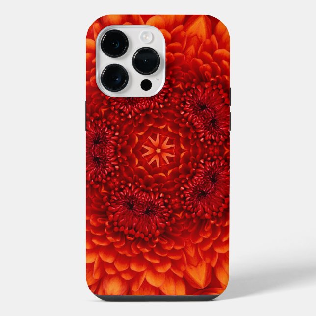 ROTE DAHLIE iPhone 14 PRO MAX  HÜLLE (Rückseite)