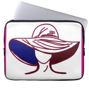 Rote-Dame-Laptop-Hülle Laptopschutzhülle