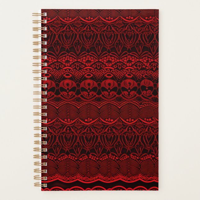 Rote Deco-Spitze Planer (Vorderseite)