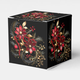 Rote dekorative Blume Geschenkboxen Geschenkschachtel