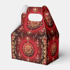 Rote Dekorative Ornamente Geschenkboxen Geschenkschachtel