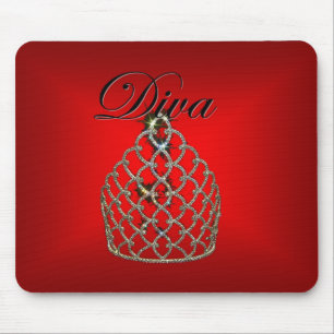 Rote Diva Mousepad