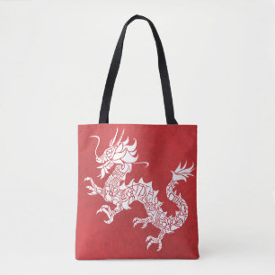 rote Drache-Tasche Tasche