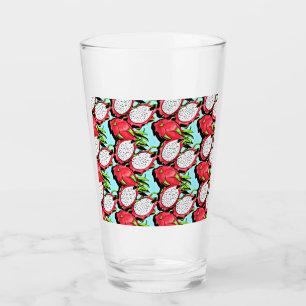 Rote Drachenfrucht Glas