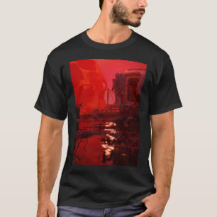 Rote Dunst T-Shirt